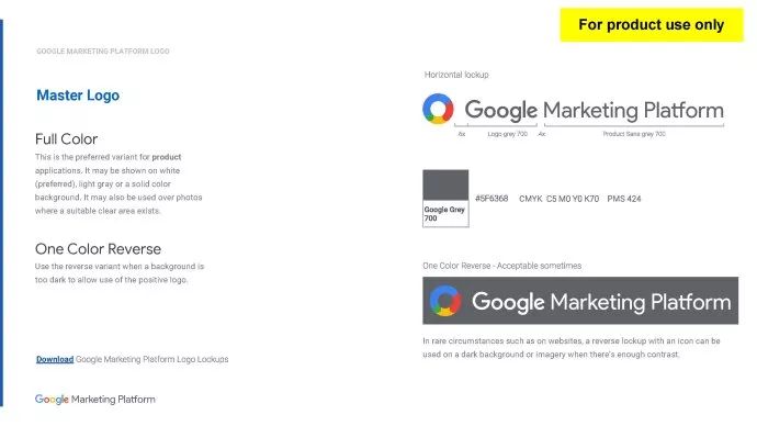 Google行銷平台googlemarketingplatform品牌VI手冊 科技 第7張