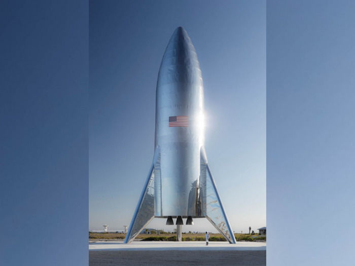 spacex飞船starship的大气测试模型starhopper即将进行首次发射