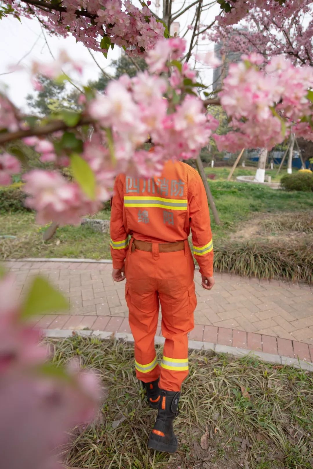 消防员送你最美春天 铁血汉子的专属浪漫