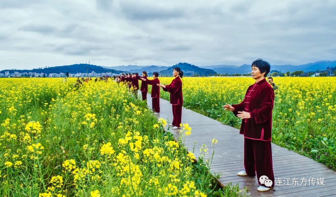 展示连江太极风采畅游马鼻油菜花海附视频