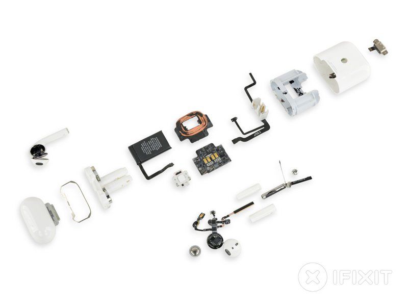 新 airpods 拆解难度较大,并且几乎无法复原,ifixit