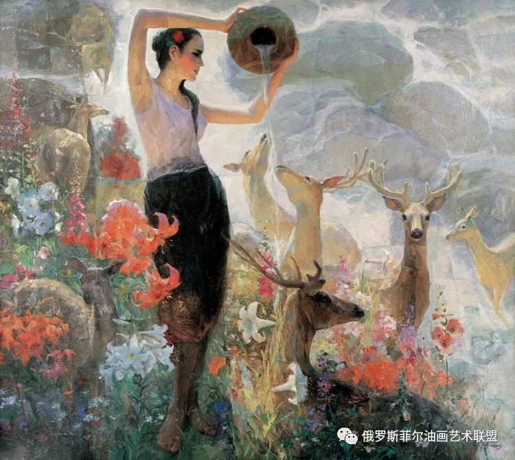 中国画家魏景山油画作品〖智慧与毅力〗欣赏