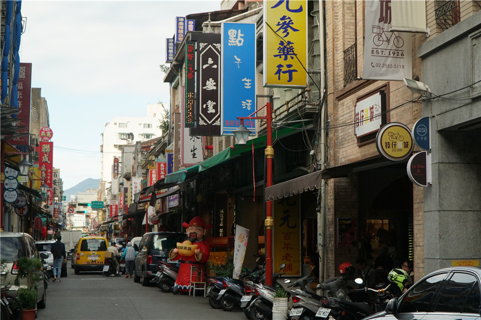 原创台湾:大稻埕,欣赏台北淡水河畔之城市日落