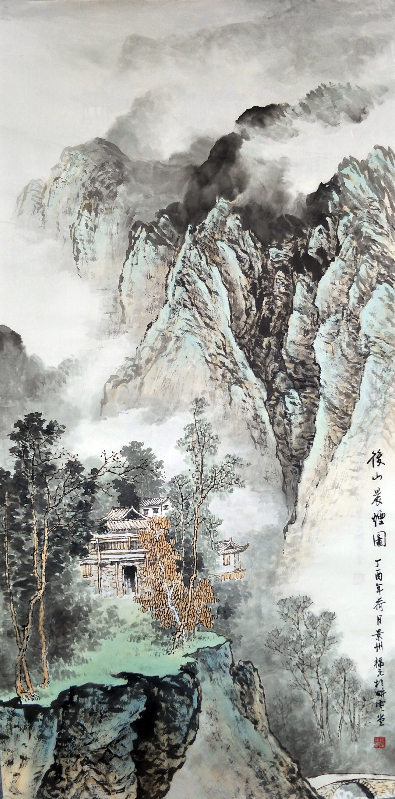 著名山水画家——关福元作品欣赏_中国画研究院