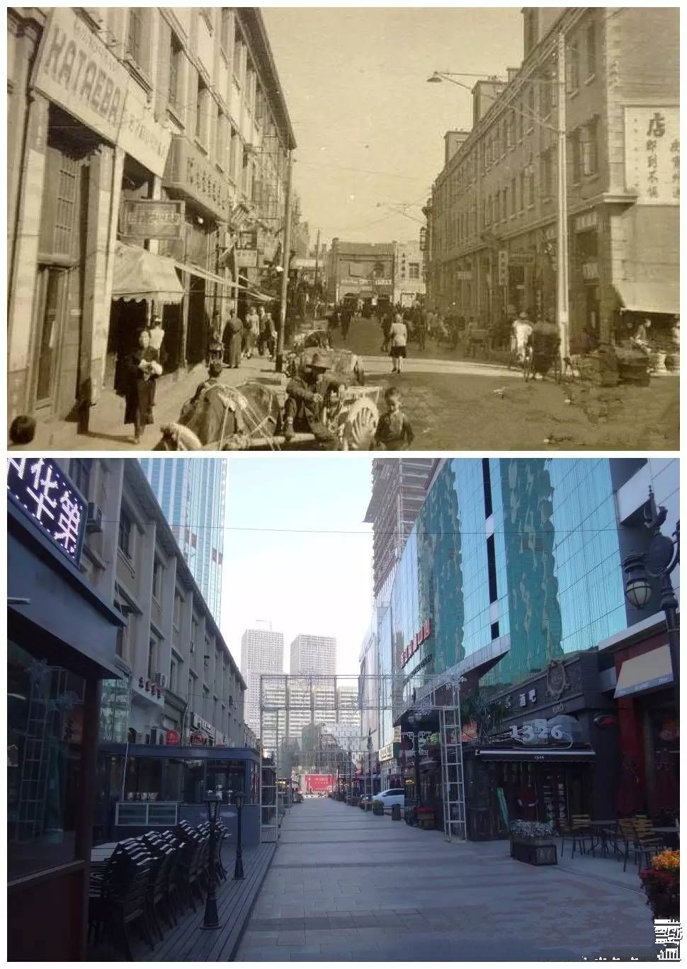 太震憾了!天津新老照片对比,100年前的天津,满满的都是回忆!