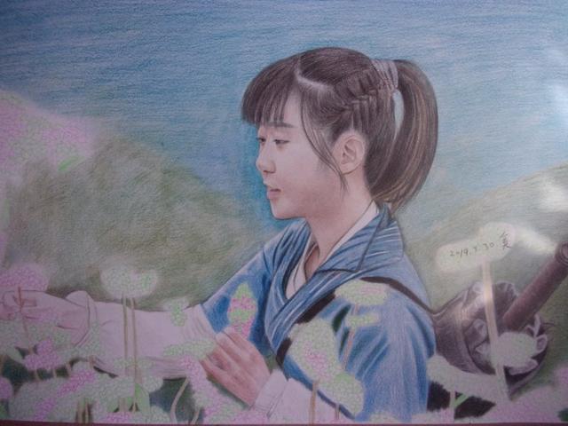 26,葛景玉的油画50*4027,舒颜的素描作品28,刘海涛的16开圆珠笔画29