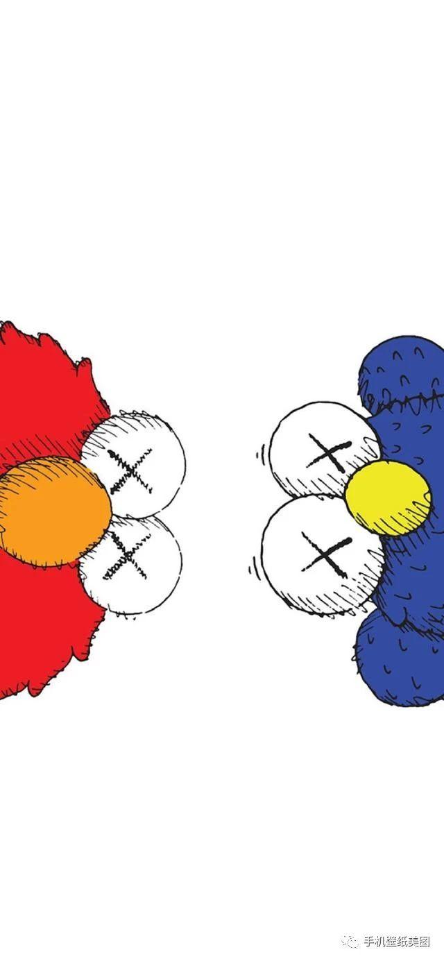 kaws公仔壁纸,抖音很火的壁纸