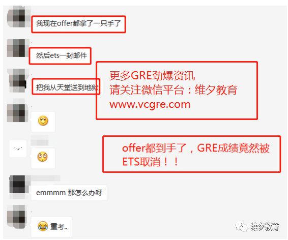 突发事件:GRE好不容易考个高分,被ETS取消成