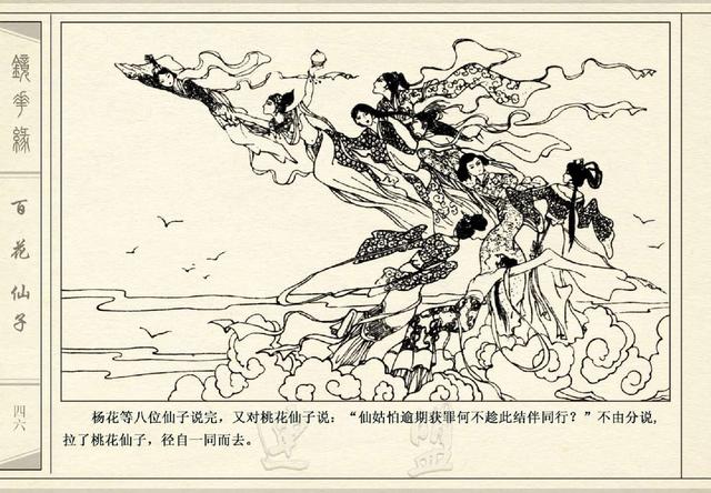 五万部经典连环画库珍藏版镜花缘01百花仙子