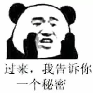 搞笑熊猫人悄悄话表情包:告诉你一个秘密