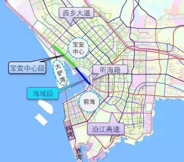 深圳竟有2条海底通道:滨海大道往西也下海了_隧道