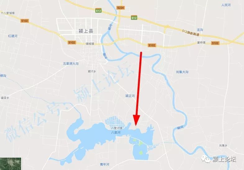 实拍颍上这座建设中的跨颍河大桥连接颍上经开区与南湖新区