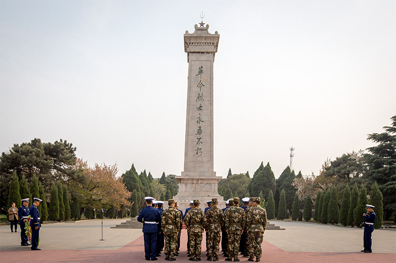 (王建安  摄影) 河南省安阳县烈士陵园始建于1957年5月,地处安阳市