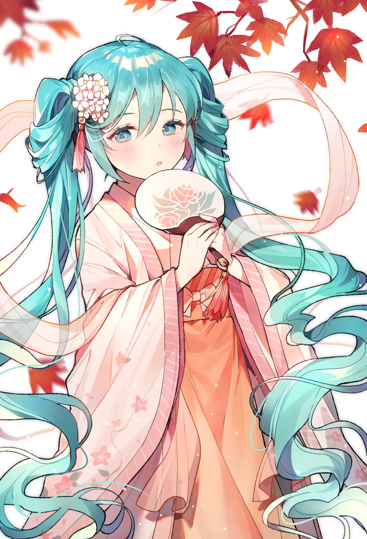 同人图:初音未来为樱花节应援,美如公主殿下