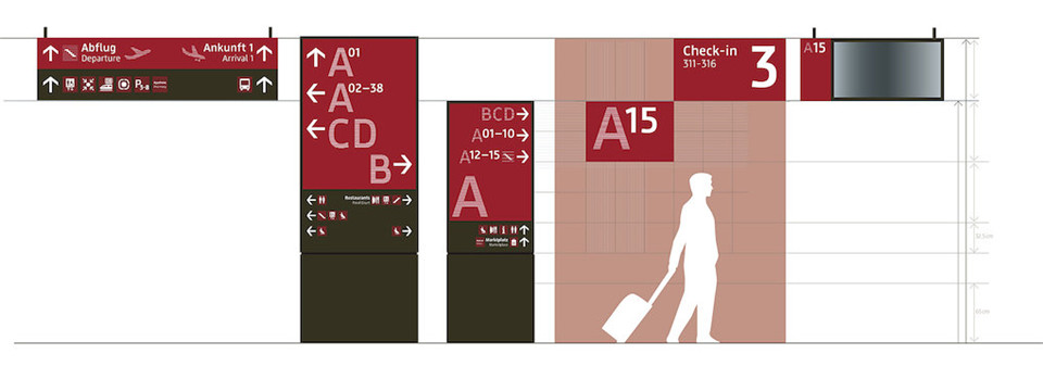 「机场导视系统设计」柏林勃兰登堡机场导视系统-下篇