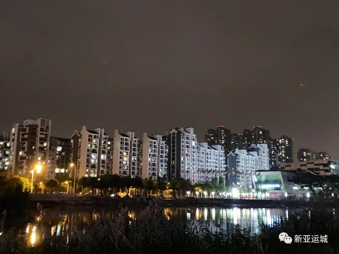 万家灯火的亚运城夜景图,值得收藏!