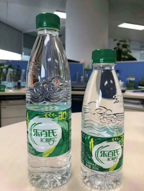 乐百氏推出新包装瓶装饮用纯净水