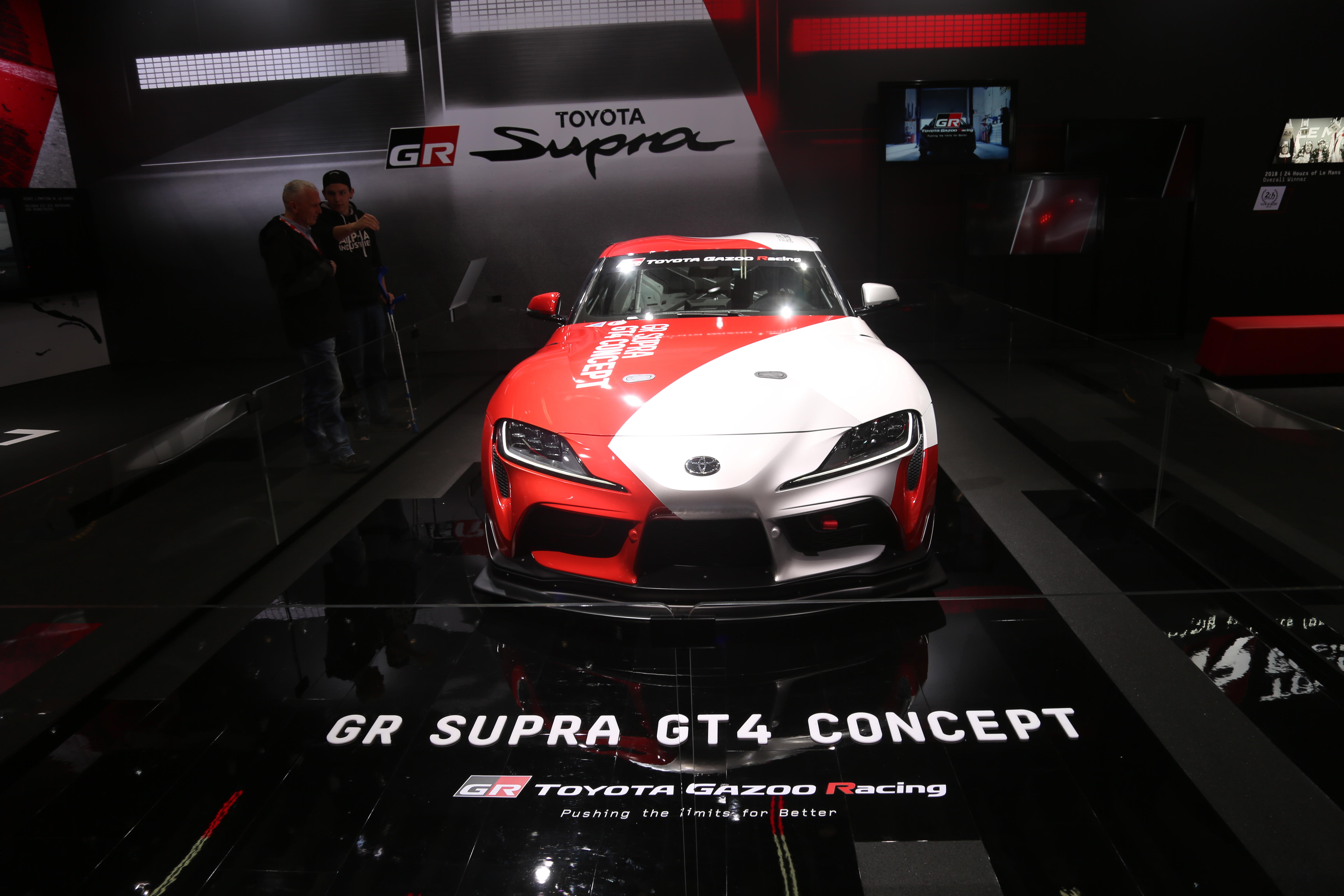 丰田全新gr supra gt4概念车,日内瓦车展实拍!_赛车