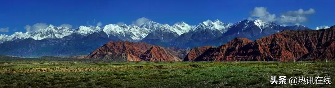 新疆温宿县不愧"天山梦城",境内有15座海拔6000米的巨峰,真美