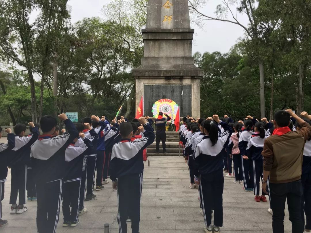 清明祭英烈 | 龙川青少年这样做