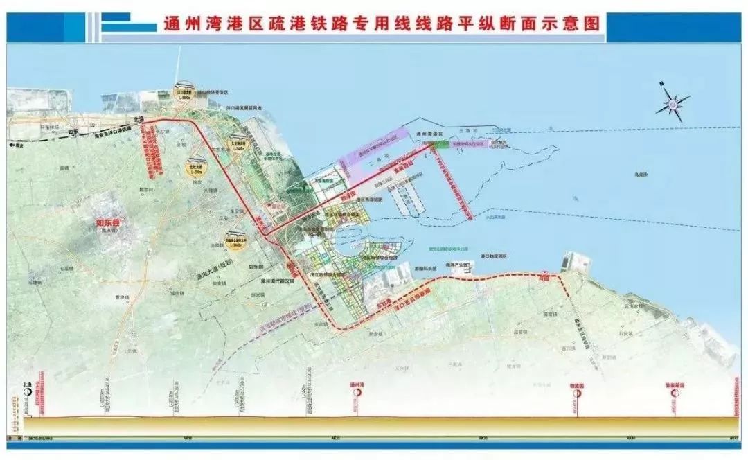 力争2020年开工 通海港区至通州湾铁路专用线 据海门日报消息,上月底