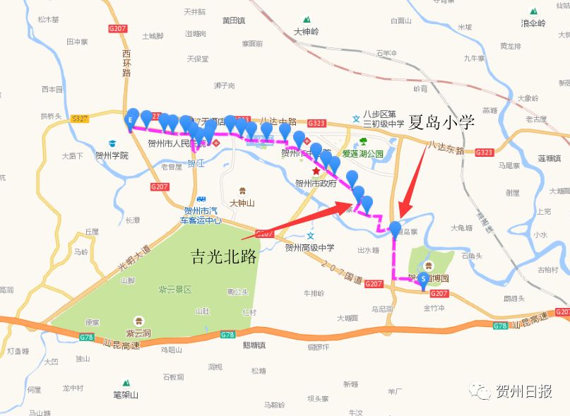 贺州公交k1路和6路调整试运行,线路,时间变化看这里!