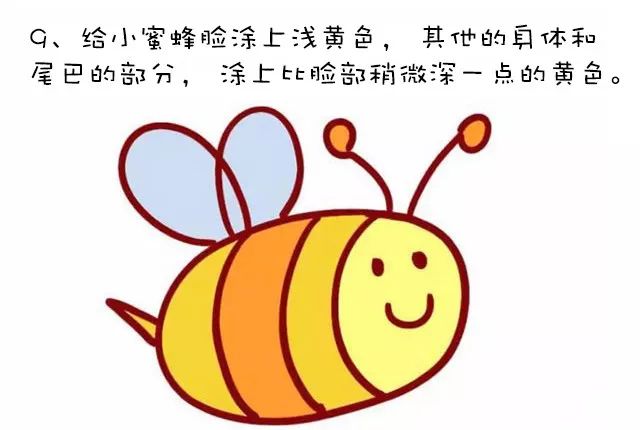 幼儿简笔画:勤劳的小蜜蜂
