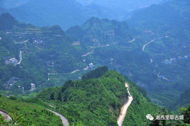 高高在上的湘西龙山八面山,悬崖峭壁之上还另有洞天_里耶