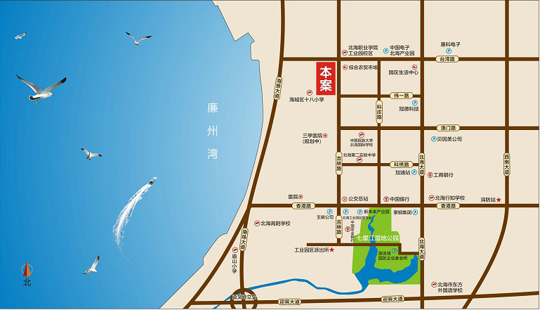 北海廉州湾海景准现房 汇联·海湾明珠11#楼热销中 5688元㎡起