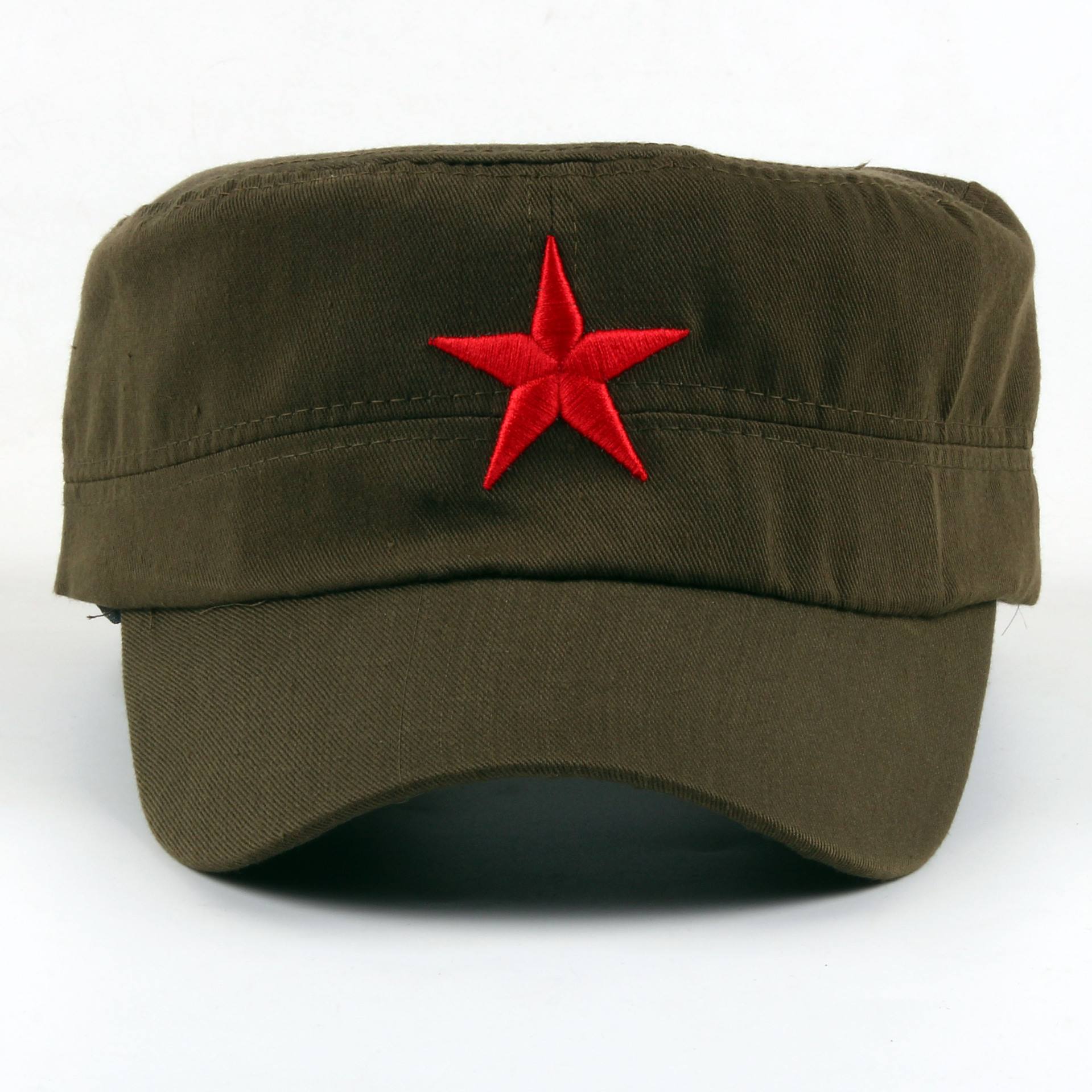 红军五星帽儿童帽大人帽子八路军解放帽五角星帽子八角帽红星照耀-阿里巴巴