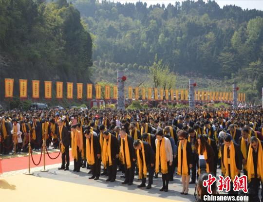 己亥年华夏母亲嫘祖故里祭祖大典再现传统祭祀习俗