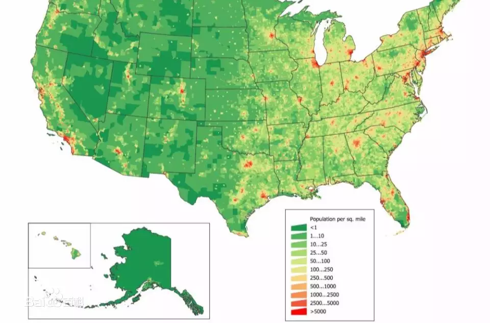 美国人口地_美国人口