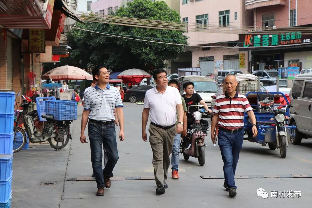 区委副书记区委政法委书记黎宇轩到南村镇督导黑臭河涌治理迎国检工作