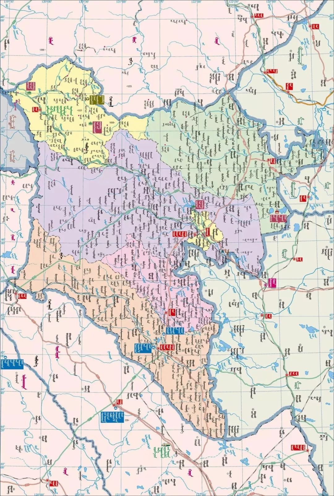 蒙古在亚洲位置图_蒙古地图_初高中地理网