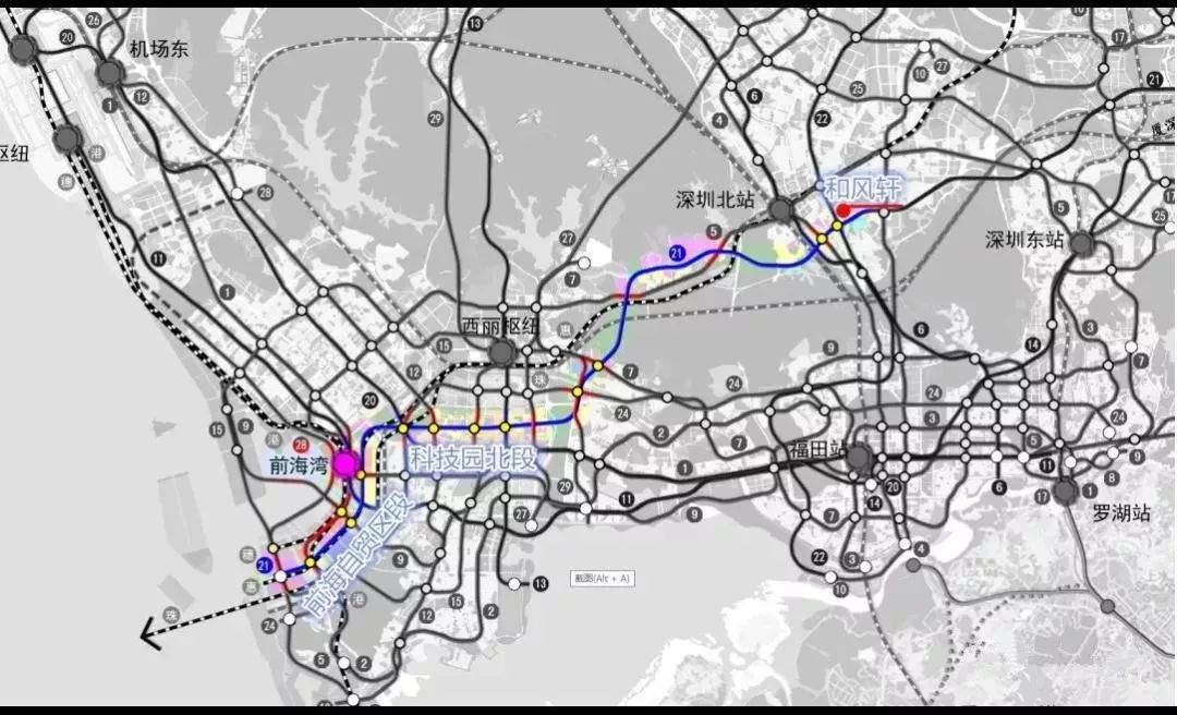 另外,地铁五期采购公示,21号线即将纳入五期建设,深圳地铁21号线