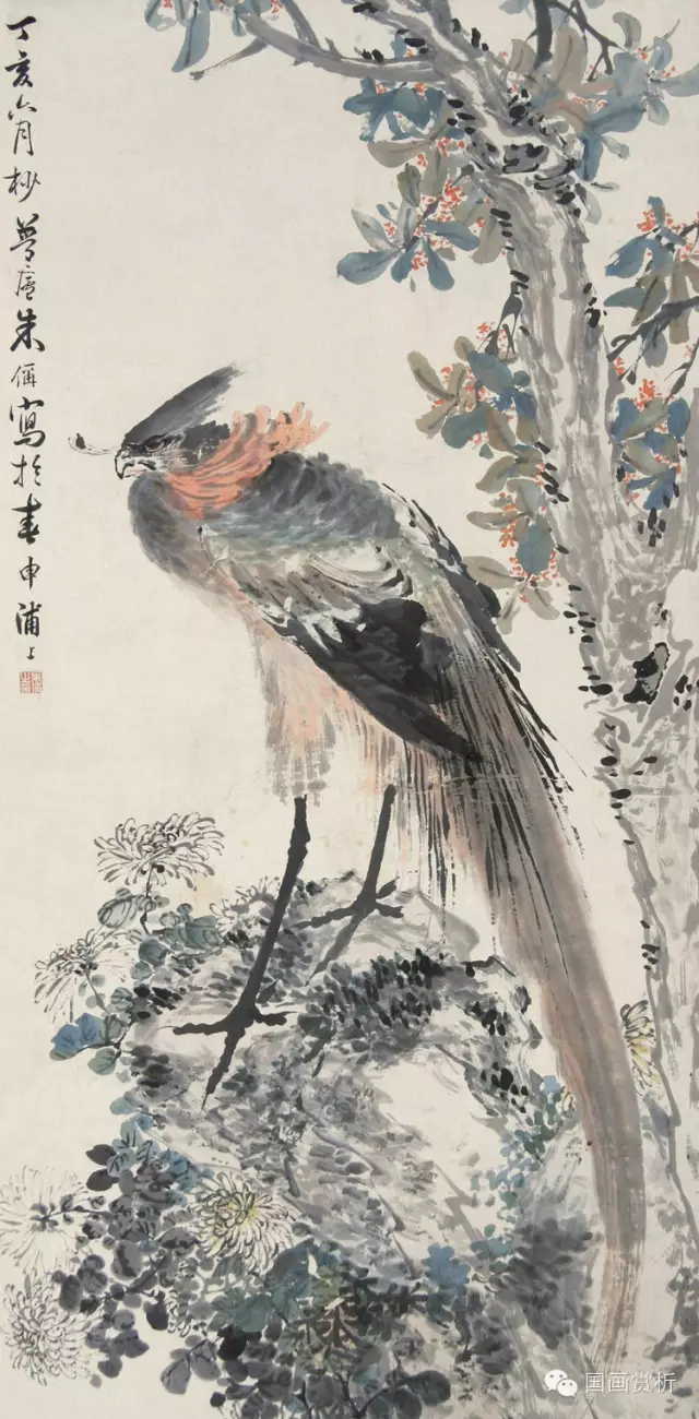曾橐(tuo)笔沪上,画誉赫然,与王礼一起代表著海上写意花鸟画派主流