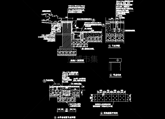 最全景墙细部大样合集(含景墙 围墙 挡墙)