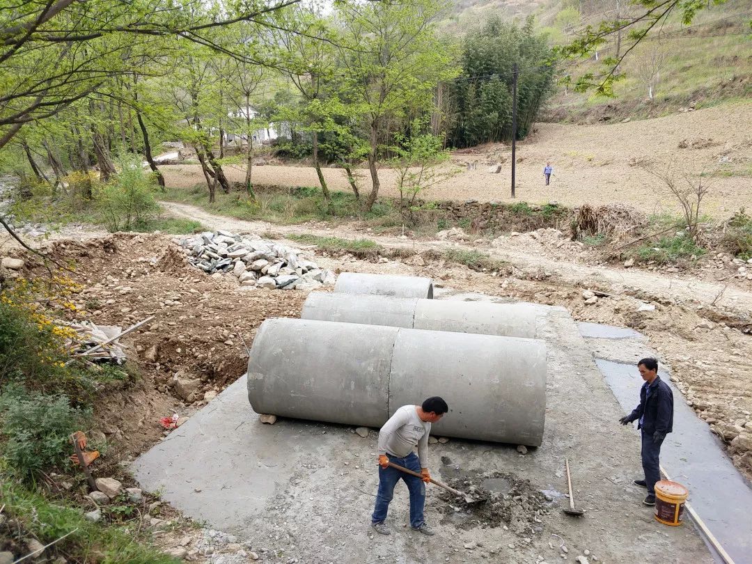 杨家河漫水桥施工张家河田间路建设中3美丽乡村建设美丽乡村建设工程