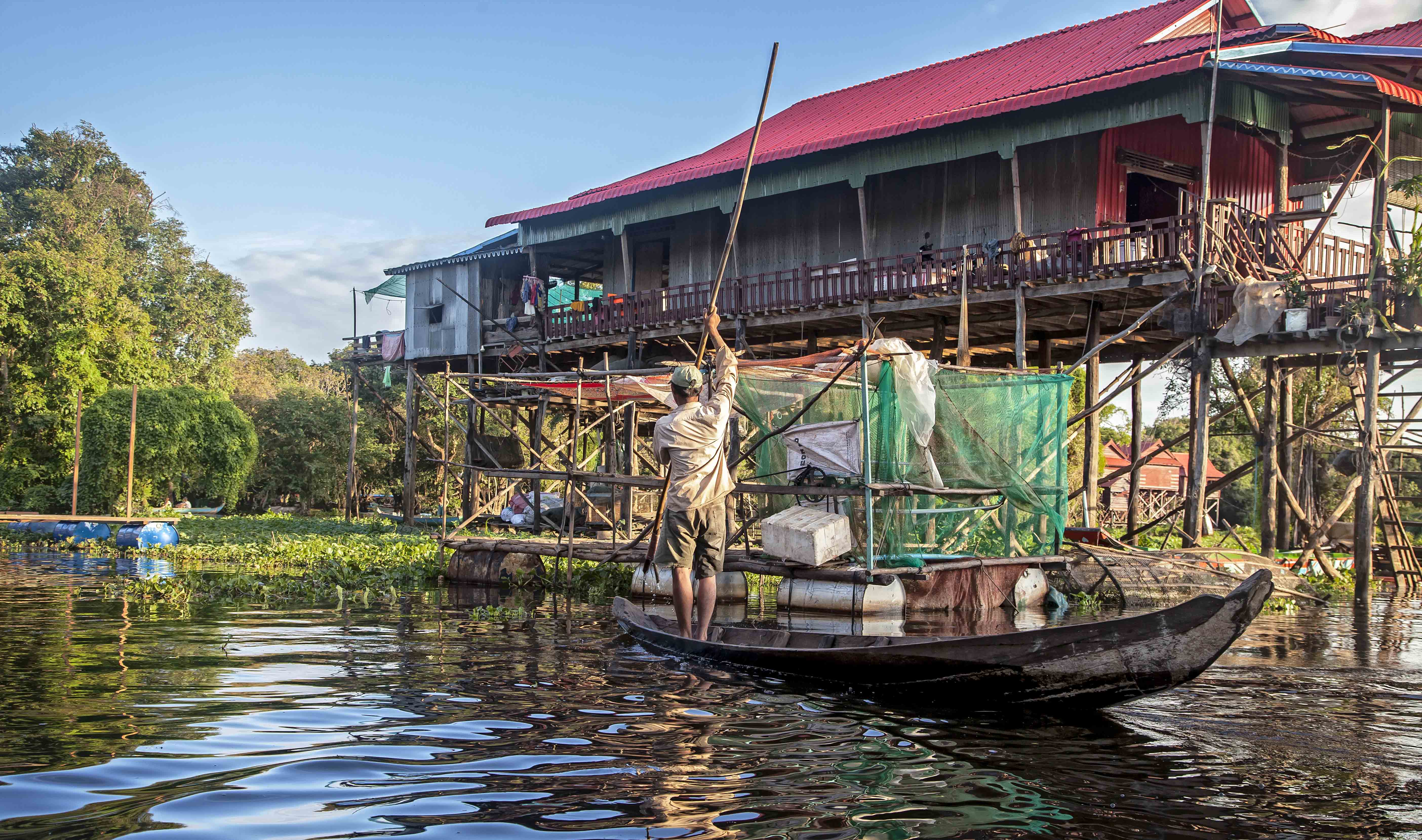 柬埔寨洞里萨湖水上浮村,无国籍人民真实生活实拍