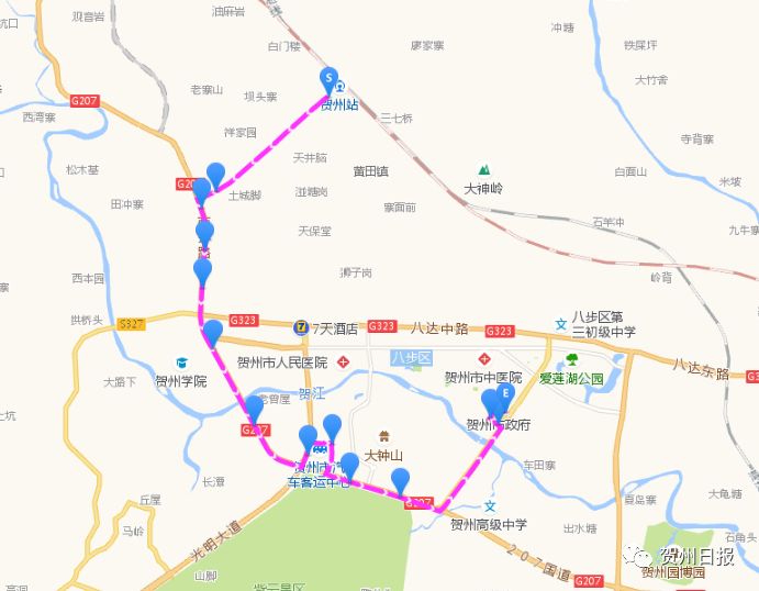 贺州公交k1路和6路调整试运行,线路,时间变化看这里!