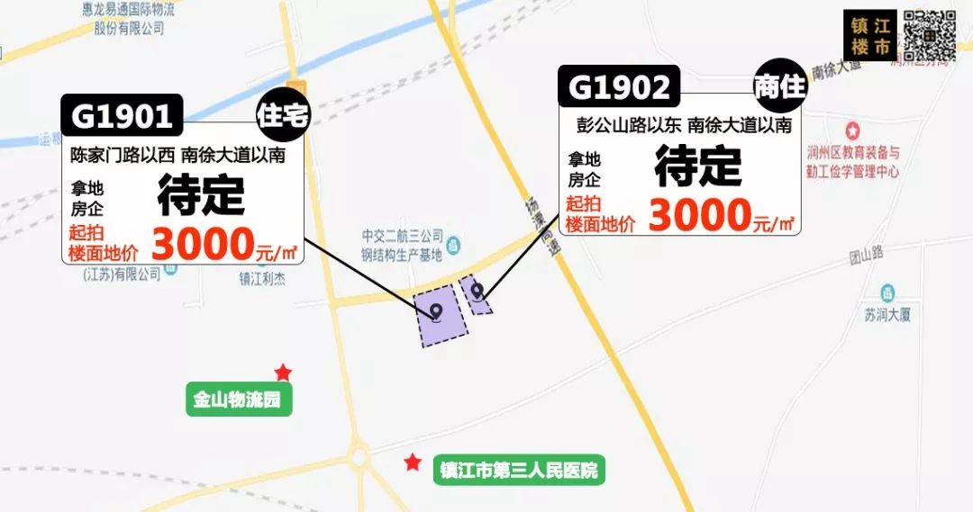 刚刚镇江拍卖10块地,成交楼面地价高达7960元