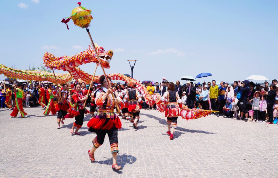 热火朝天晋宁渠东三月三祭龙节喜迎四方宾客