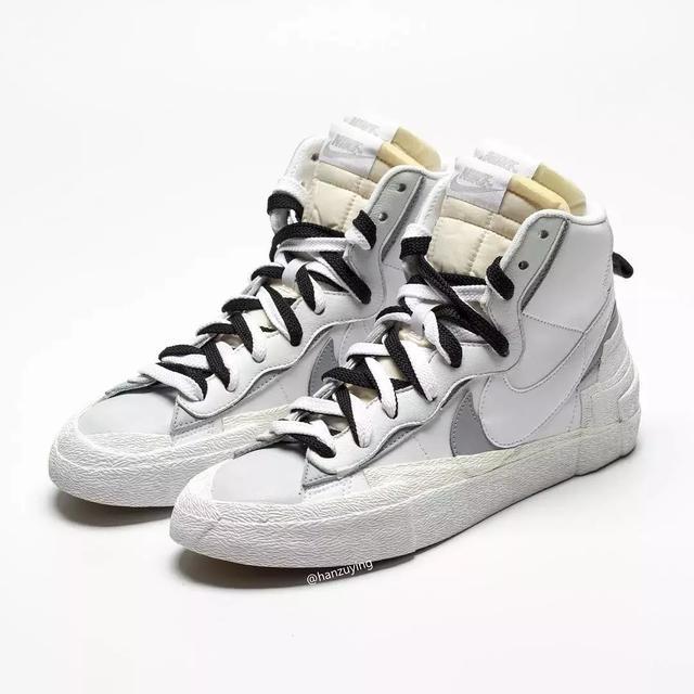 率先鉴赏 sacai x nike blazer 全新狼灰配色