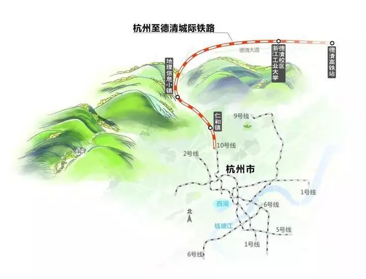 杭德城际铁路今天正式签约!共设12个站_德清