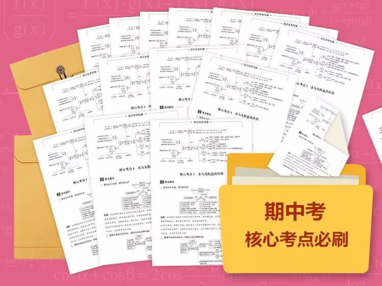 《期中考核心考点必刷》全吃透,直击命题,精准