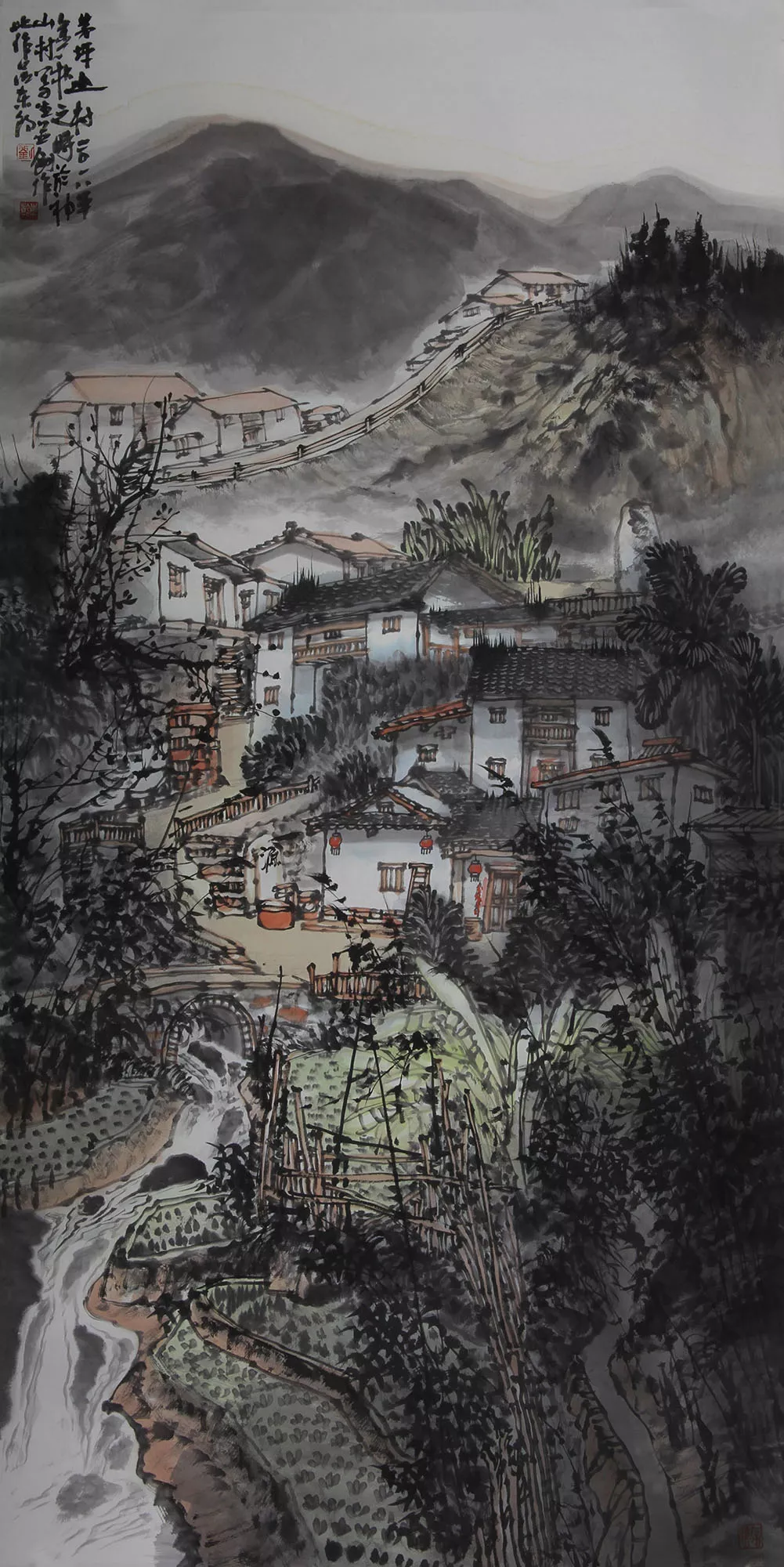 中国画名家——刘东朝山水画作品欣赏