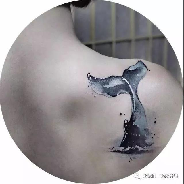 水墨纹身素材