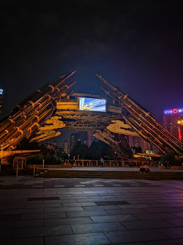 贵阳:筑城广场的夜景,漂亮么