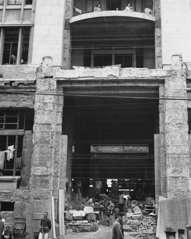 抗战胜利后，西方记者拍摄的中国难民