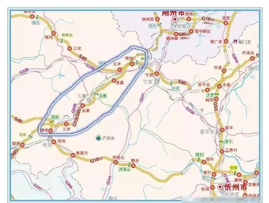 山西省各城市2020年G_山西省地图(2)